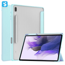 Schokbestendige tablethoes - RNCYN - Transparant - Compatibel met Samsung Galaxy Tab S7 FE T736