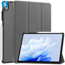 Leren tablethoes - RNCYN - PU-leer - Drievoudig opvouwbaar - Compatibel met Huawei MatePad Air 11.5 2023 - Beschermend