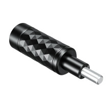 Motorrad-Kotflügelverlängerung - RNCYN - M8/M6-Schraube - Schwarz - Aluminiumlegierung 6061-T6 - Universelle Kompatibilität