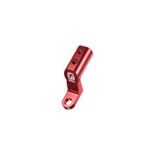 Motorrad-Handyhalterung - RNCYN - Aluminium 6061 - Rot - KWG-H3 - 10-mm-Durchgangsbohrung - 22 mm Durchmesser