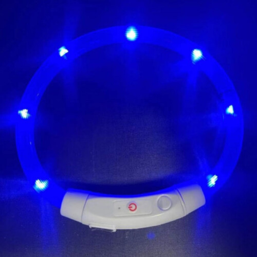 Κολάρο για κατοικίδια Phoesky LED Φόρτιση USB Χάντρα οπτικών