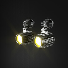 RNCYN LED-Motorradscheinwerfer - IP68 wasserdicht - Zweifarbig (3000 K und 6000 K) - 60 W Leistung - 12-16 V Spannung