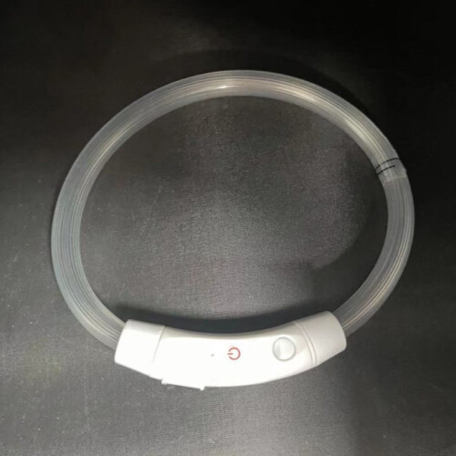 Κολάρο Σκύλου LED Phoesky Φόρτιση USB Οπτικές Ίνες Πολύχρωμο
