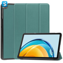 Tablethoes - RNCYN - PU + PC - Drievoudig - Compatibel met: HUAWEI Matepad SE 10.4" (2023) - Groen - Beschermend