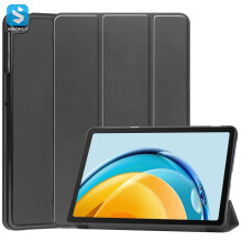 Opvouwbare tablethoes - RNCYN - PU + PC - Drievoudig opvouwbaar - Compatibel met: HUAWEI Matepad SE 10.4" (2023) - Beschermend