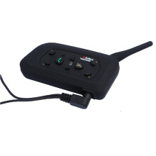 Fone de ouvido Bluetooth para árbitro - RNCYN - Intercomunicador duplex - Alcance de 1200 m - Modelo V6C - Material ABS - Peso 0,3 kg