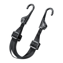 Corda elástica retrátil - RNCYN - Comprimento ajustável de 60 cm - Ganchos de aço revestidos de plástico