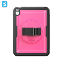 Schokbestendige tablethoes - RNCYN - Siliconen + PC - Schokbestendig - Compatibel met iPad 10.2 (7e/8e/9e generatie)