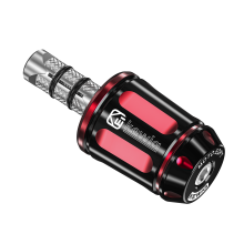 Tappi terminali per manubrio moto - RNCYN - Rossi - Lega di alluminio 6063 - Lavorazione CNC - Anodizzati