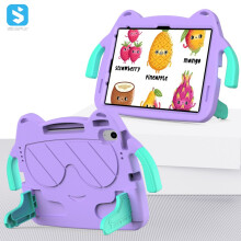 Tablethoes voor kinderen - RNCYN - Schokbestendige bescherming - EVA-materiaal - Wasbaar - Voor iPad Air 4/5 - 10,9 inch - Paars