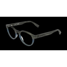 Óculos de Grau Lacoste L4023 51/20/145 Listrado gradiente cinza/azul Acetato MASCULINO L4023