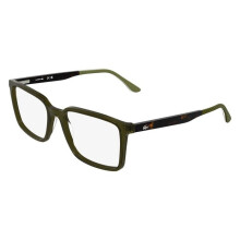 Óculos de Grau Lacoste L2992 56/17/145 Transparente caqui Acetato MASCULINO L2992