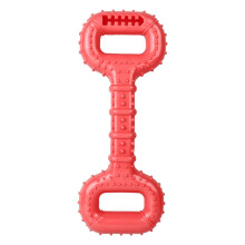Interactief hondentrainingsspeelgoed - Phoesky - Dubbele handgreep - TPR-rubber - Rood