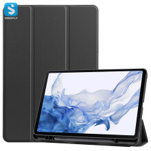 Opvouwbare tablethoes - RNCYN - Voor Samsung Galaxy Tab S8 Plus - Hoogwaardig TPU - Drievoudig opvouwbaar