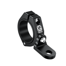 Soporte para faro de motocicleta - RNCYN - Montaje con rodillos - Compatible con manillares de 1,5 a 2 pulgadas - Negro