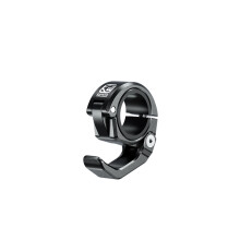 Gancho universal para guidão - RNCYN - Alumínio - Preto - Dimensões 8,7x7x4,4 cm - Modelo CKB-2