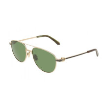 Zonnebril Ferragamo SF345S 56/18/145 Goud/groen Titanium MAN SF345S
