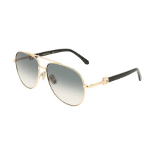 Ferragamo Sonnenbrille SF344S 60/15/140 Gold/grauer Verlauf Metall FRAU SF344S