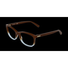 Óculos de Grau Longchamp LO2807 51/17/135 Gradiente transparente marrom/azu Acetato MULHER LO2807