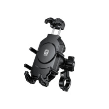 Suporte para celular para motocicleta - RNCYN - À prova d'água - 8 garras - Antivibração - Antifurto - Rotação de 360 graus