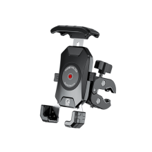Suporte para celular de motocicleta - RNCYN - Instalação rápida - Travamento automático - Liberação rápida