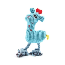 Phoesky pluche hondenspeeltje - Katoenen touw - Piepend geluid - Schattig ontwerp - Tandenreiniging - Ontspannend
