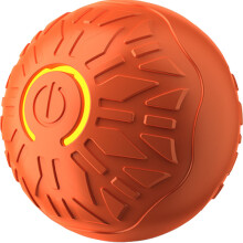 Interaktívna hračka pre psa - Phoesky - Gumová loptička - 5,2 cm - Oranžová - Skákacia - Nabíjateľná cez USB