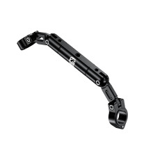 Barra de extensão para motocicleta - RNCYN - Ajustável de 130 a 275 mm - Liga de alumínio 6061 - Montagem em guidões monobloco