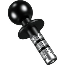 Suporte esférico para motocicleta - RNCYN - Bola de TPU de 1 polegada - Base de montagem RAM B - Compatibilidade de 12 a 25,4 mm - Alumínio