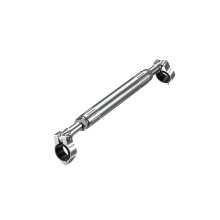 Barra de extensão telescópica para motocicleta - RNCYN - Guidão de 22 mm - Comprimento ajustável de 256 a 376 mm - Multifuncional