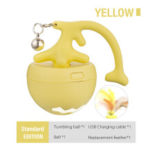 Svietiaca hračka pre mačky - Phoesky - Nabíjateľná cez USB - Rollerball - Rybia kosť - Silikón