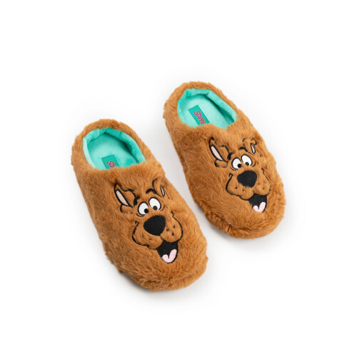 Scooby Doo (7-8 UK) Scooby Doo Mule Slippers (Unisex Brown)