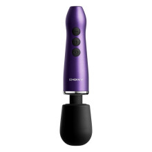 Doxy Go Ultra Compact Rechargeable Mini Wand Vibrator Purple - Vibrating Body Massager
