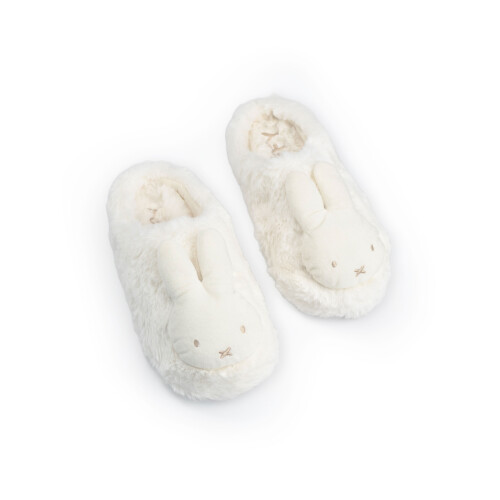 (5-6 UK) Miffy Mule Slippers (Womens White)