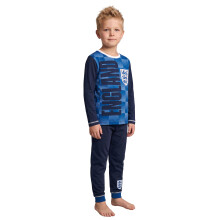 (7-8 Years) England Long Sleeve Long Leg Pyjama Set (Boys Blue)