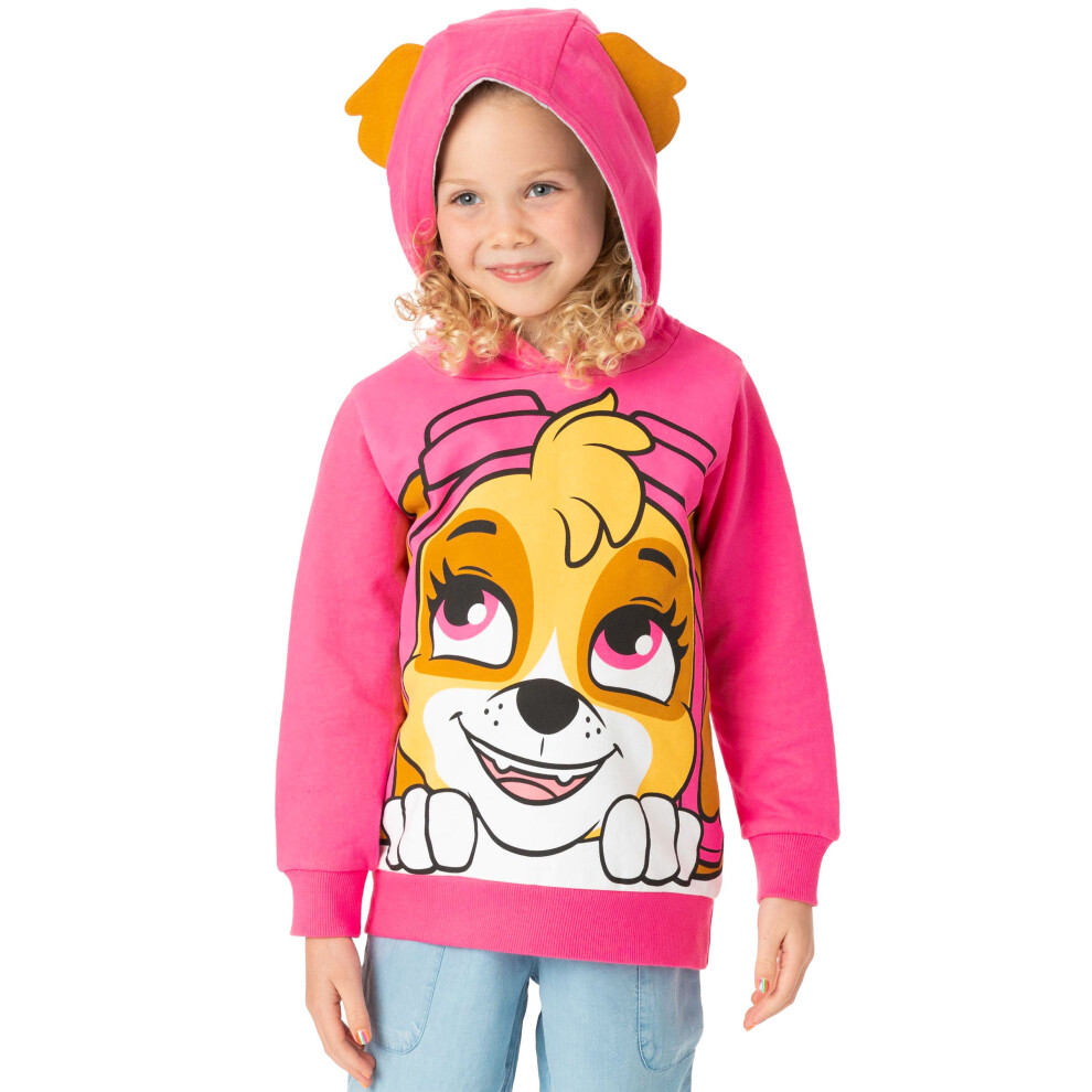 Paw Patrol (6-7 Years) Hoodie (Girls Pink)