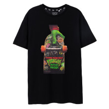 (Large) Teenage Mutant Ninja Turtles Short Sleeved T-Shirt (Mens Black)