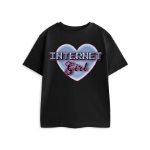 (7-8 Years) Show Me The Merch Short Sleeved T-Shirt (Girls Black)