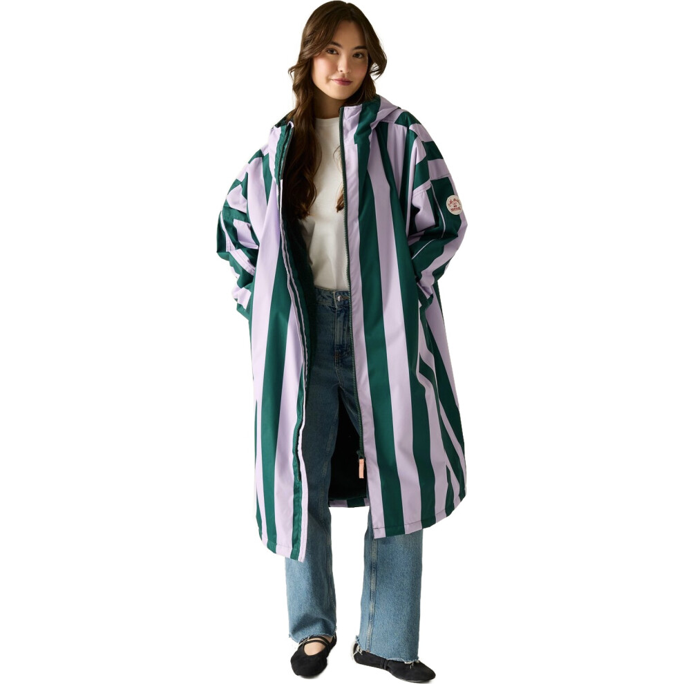 Regatta Ladies Cath Kidston Changing Robe, Purple, Size S-M, Women - Image 4