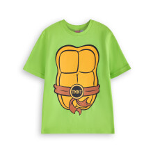 (Small) Teenage Mutant Ninja Turtles Short Sleeved T-Shirt (Mens Green)
