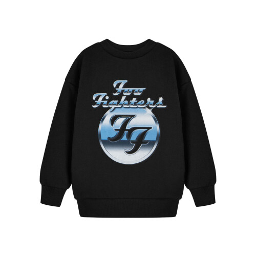 (11-12 Years) Foo Fighters Sweatshirt (Unisex Kids Black)