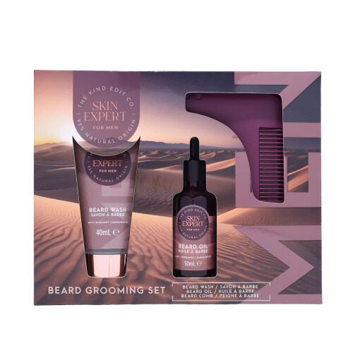 The Kind Edit Co. Skin Expert Beard Grooming Set