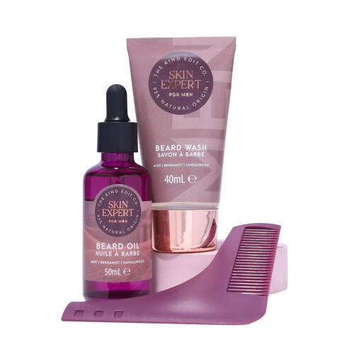 The Kind Edit Co. Skin Expert Beard Grooming Set 2