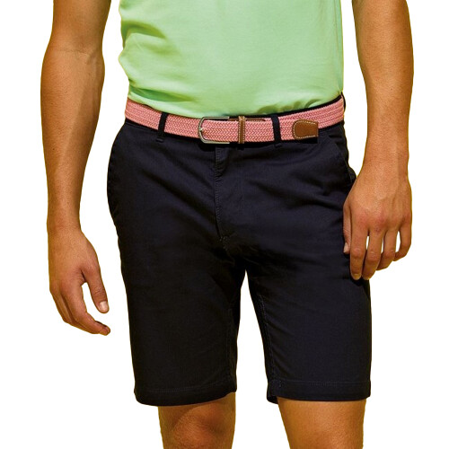 (L, Black) Asquith & Fox Mens Casual Chino Shorts 1