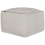 Beliani Pouffe DAREYN Velvet Light Beige 1
