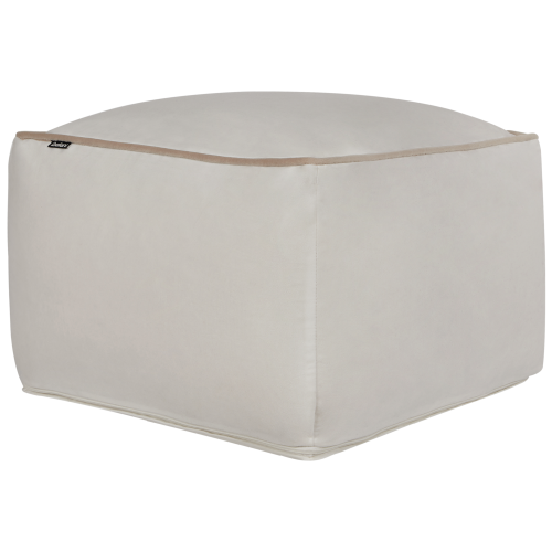 Beliani Pouffe DAREYN Velvet Light Beige