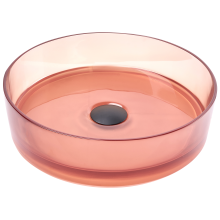 Countertop Basin TOLOSA 360 mm Solid Surface Light Red