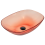 Beliani Countertop Basin MOENGO 540 x 360 mm Solid Surface Light Red 1