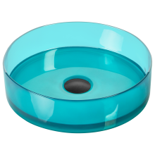 Countertop Basin TOLOSA 360 mm Solid Surface Turquoise