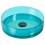 Beliani Countertop Basin TOLOSA  360 mm Solid Surface Turquoise 1